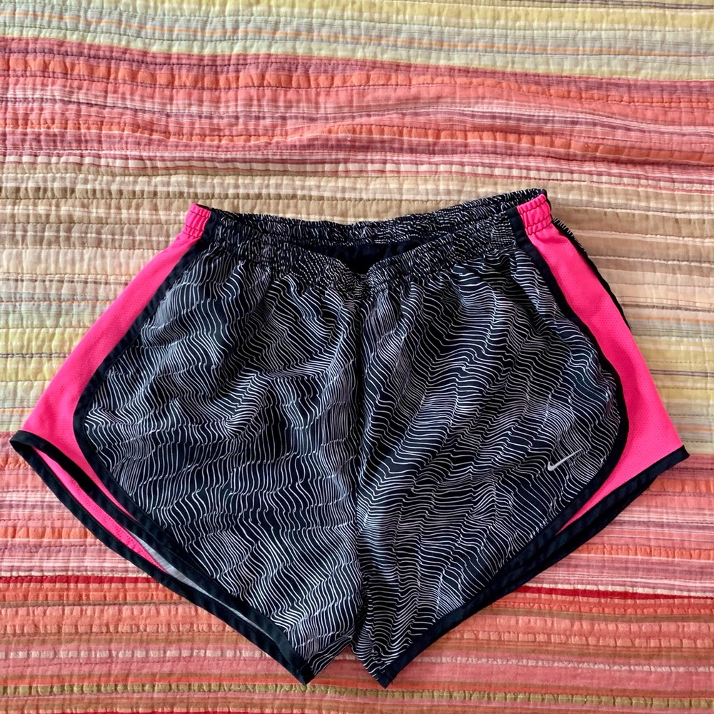 Wavy Patterned Nike Athletic Shorts